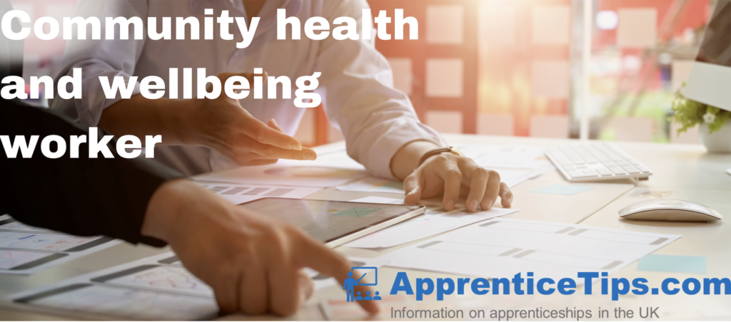 Community health and wellbeing worker apprenticeship - planning